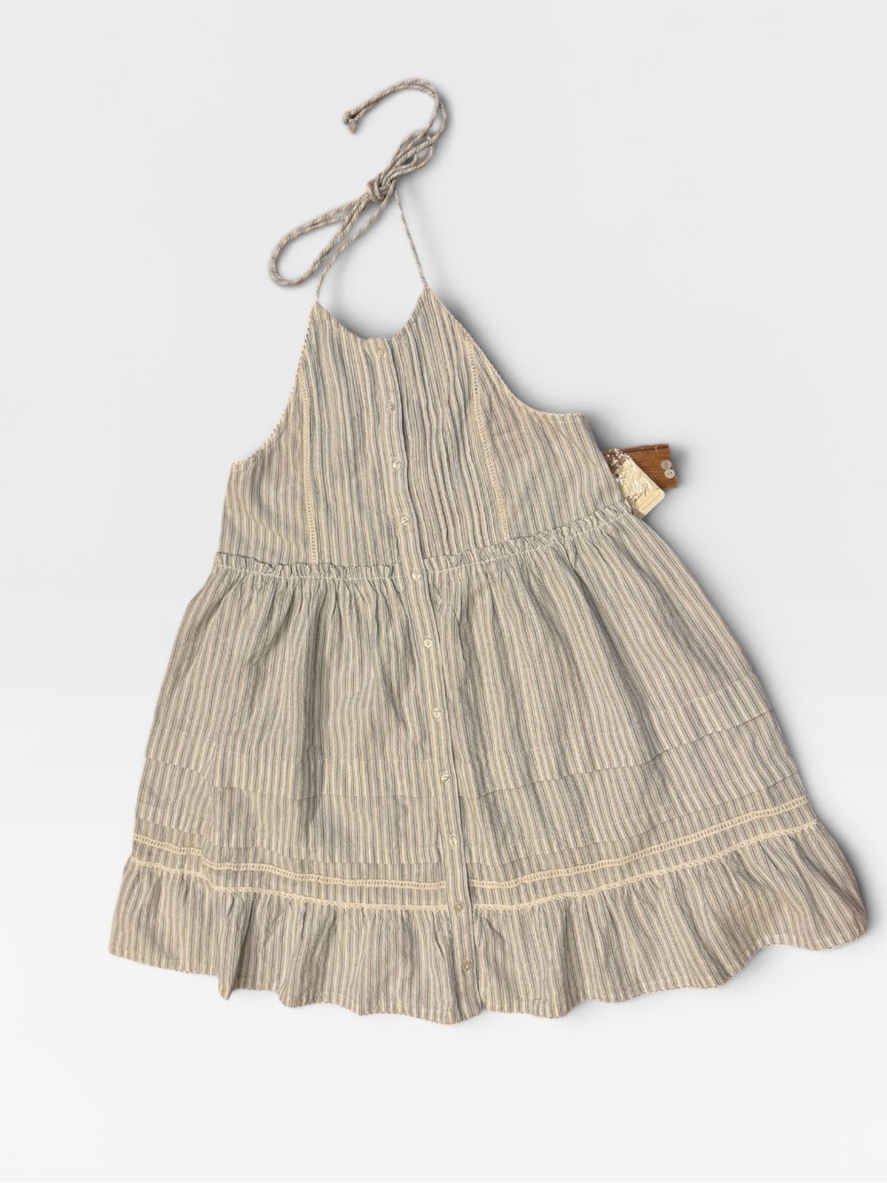 NWT Free People Striped Dessert Days Mini Dress - Picture 3 of 7